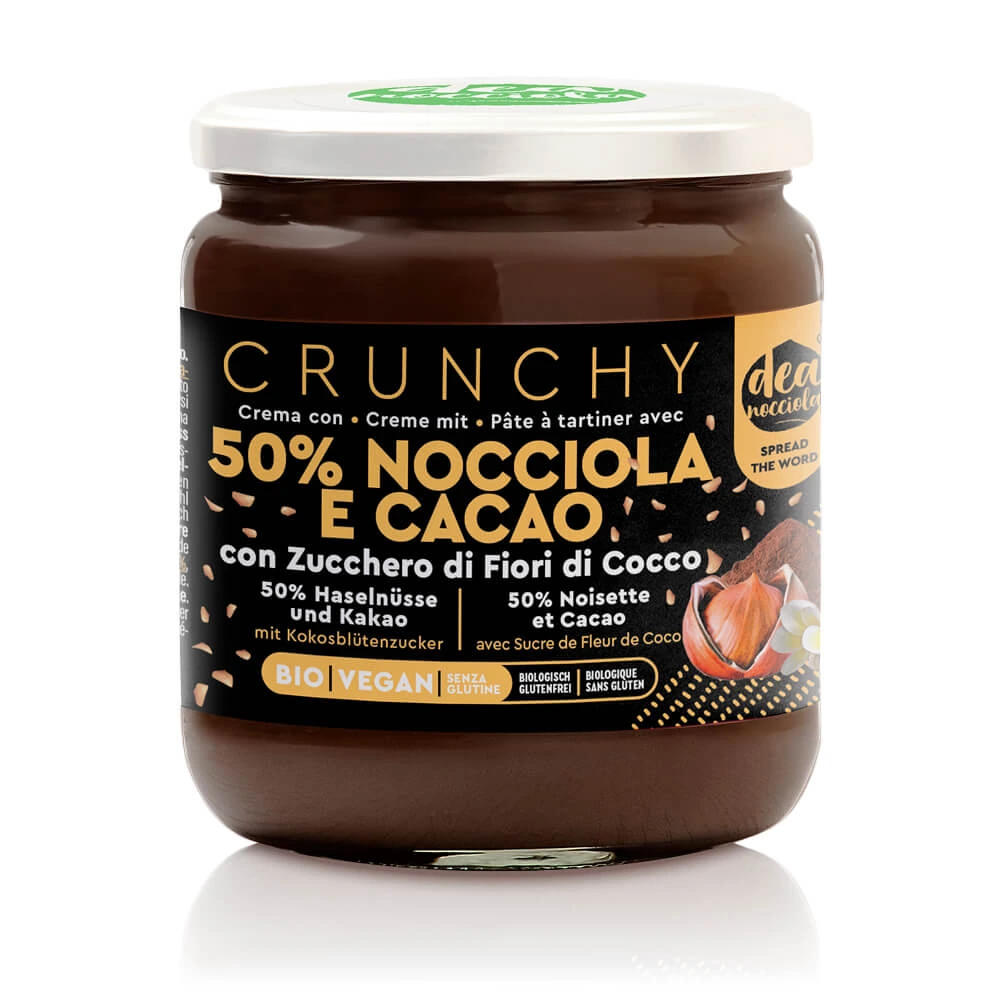 Crunchy 50% Hazelnut and Cocoa Spread