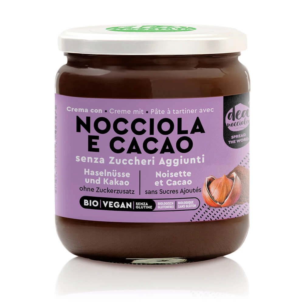 Hazelnut Cocoa Spread with no added sugar
